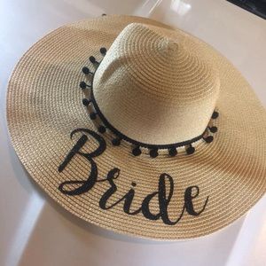 Bride sun hat